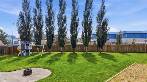 13 Hendrickson Bay, Sylvan Lake, AB - Outdoor With Backyard