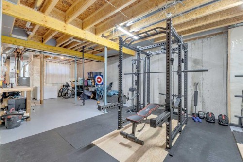 A-10 Evergreen Way, Red Deer, AB - Indoor Photo Showing Basement