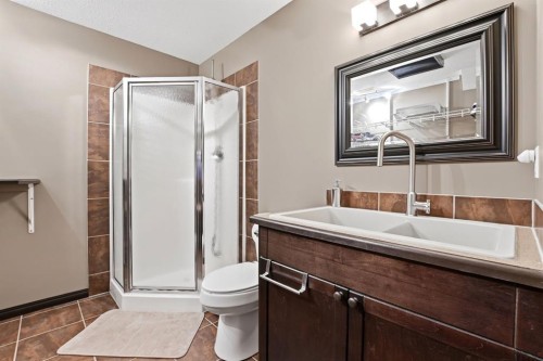 74 Oaklands Crescent, Red Deer, AB - Indoor Photo Showing Bathroom