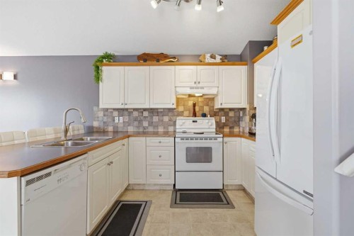 19 Ralston Crescent, Red Deer, AB - Indoor Photo Showing Kitchen With Double Sink