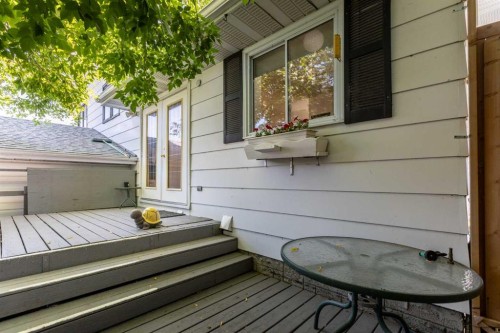 4003 53 Avenue, Innisfail, AB - Outdoor With Deck Patio Veranda With Exterior
