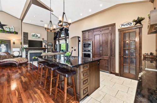 6297 Cronquist Drive, Red Deer, AB - Indoor With Fireplace