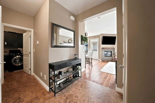 133 Portway Close, Blackfalds, AB - Indoor Photo Showing Other Room With Fireplace