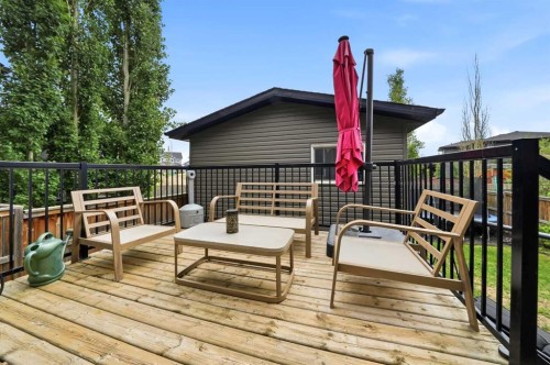 133 Portway Close, Blackfalds, AB - Outdoor With Deck Patio Veranda With Exterior