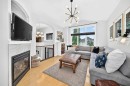 4 Welsh Close, Red Deer, AB  - Indoor Photo Showing Living Room With Fireplace 