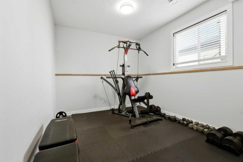 5618 Panorama Drive, Blackfalds, AB - Indoor Photo Showing Gym Room