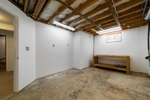 4814 49 Avenue, Forestburg, AB - Indoor Photo Showing Basement