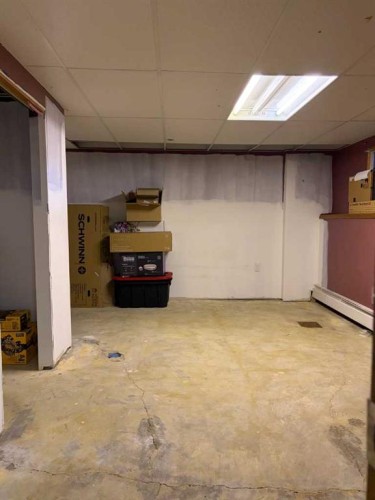 5216 47 Street, Consort, AB - Indoor Photo Showing Basement