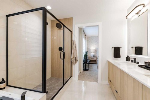 190 Rosemary Gardens Se, Calgary, AB - Indoor Photo Showing Bathroom