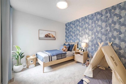 190 Rosemary Gardens Se, Calgary, AB - Indoor Photo Showing Bedroom