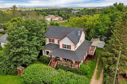 4815 49 Street, Clive, AB - Outdoor With View