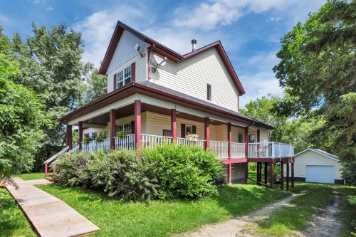 4815 49 Street, Clive, AB - Outdoor With Deck Patio Veranda