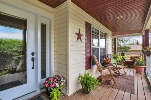 4815 49 Street, Clive, AB - Outdoor With Deck Patio Veranda With Exterior