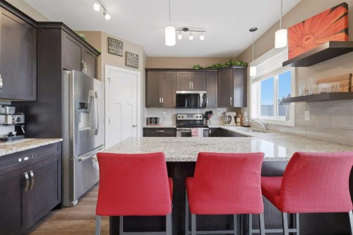 3908 49 Avenue, Ponoka, AB - Indoor Photo Showing Kitchen With Stainless Steel Kitchen