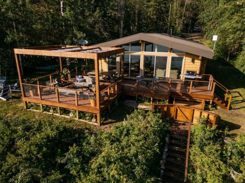 391 Birchcliff Road, Birchcliff, AB - Outdoor With Deck Patio Veranda
