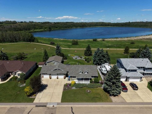 6026 47 Street, Innisfail, AB - Outdoor With Body Of Water With View