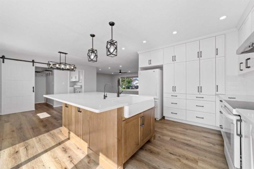 5209 51 Street, Castor, AB - Indoor Photo Showing Kitchen With Upgraded Kitchen