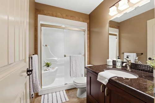 68 Oakwood Close, Red Deer, AB - Indoor Photo Showing Bathroom