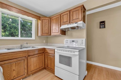 5306 51 Ave, Daysland, AB - Indoor Photo Showing Kitchen With Double Sink