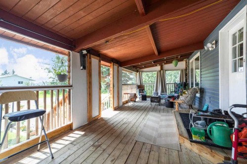 318 Main Street, Ferintosh, AB - Outdoor With Deck Patio Veranda With Exterior
