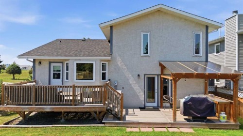73 Duncan Crescent, Red Deer, AB - Outdoor With Deck Patio Veranda With Exterior