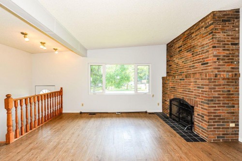 88-Mount Pleasant Drive, Camrose, AB - Indoor With Fireplace