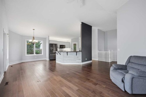 5508 49 Avenue, Alix, AB - Indoor Photo Showing Living Room