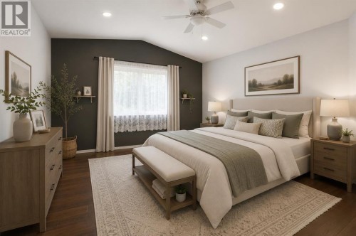 5508 49 Avenue, Alix, AB - Indoor Photo Showing Bedroom