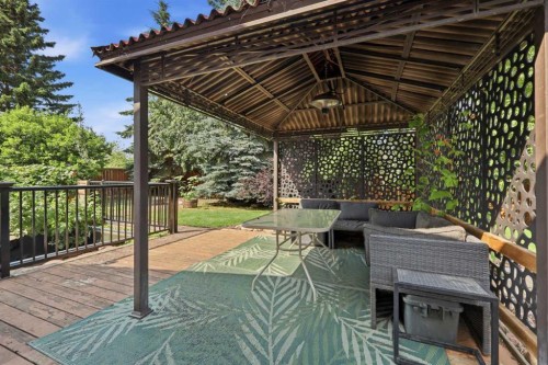 5508 49 Avenue, Alix, AB - Outdoor With Deck Patio Veranda With Exterior