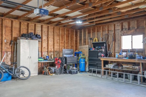 22 Robinson Place, Bashaw, AB - Indoor Photo Showing Basement