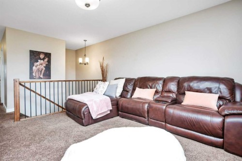74 Lazaro Close, Red Deer, AB - Indoor Photo Showing Living Room