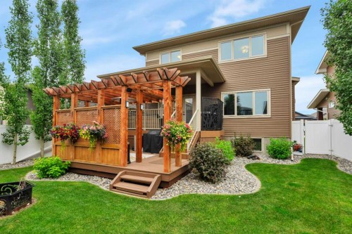 74 Lazaro Close, Red Deer, AB - Outdoor With Deck Patio Veranda