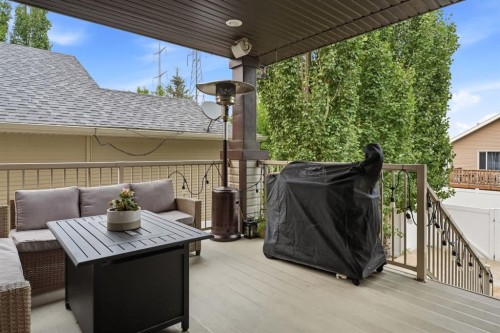 100 Vincent Close, Red Deer, AB - Outdoor With Deck Patio Veranda With Exterior