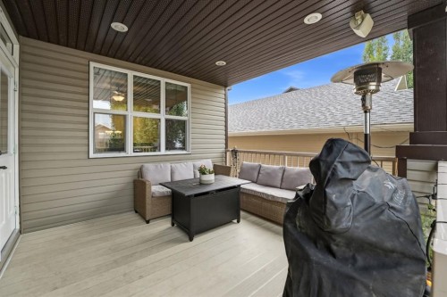 100 Vincent Close, Red Deer, AB - Outdoor With Deck Patio Veranda With Exterior