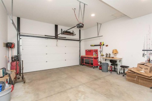 5925 Panorama Drive, Blackfalds, AB - Indoor Photo Showing Garage