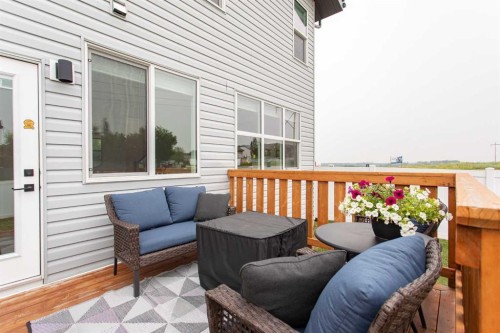 5925 Panorama Drive, Blackfalds, AB - Outdoor With Deck Patio Veranda With Exterior
