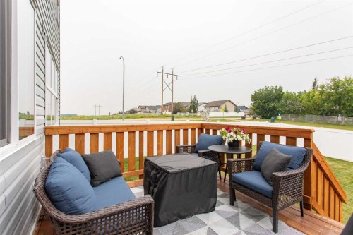 5925 Panorama Drive, Blackfalds, AB - Outdoor With Deck Patio Veranda With Exterior