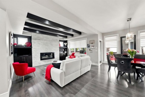 200 Vancouver Crescent, Red Deer, AB - Indoor With Fireplace