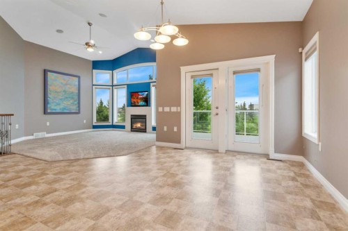 42 Langford Crescent, Red Deer, AB - Indoor With Fireplace