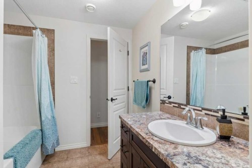 4112 45 Avenue, Sylvan Lake, AB - Indoor Photo Showing Bathroom