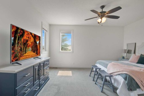 46 Bannerman Close, Red Deer, AB - Indoor Photo Showing Bedroom