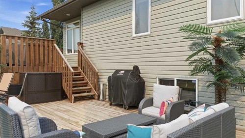 34 Wilkinson Circle, Sylvan Lake, AB - Outdoor With Deck Patio Veranda With Exterior