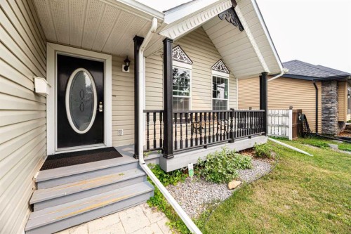 4618 55 Avenue, Lacombe, AB - Outdoor With Deck Patio Veranda With Exterior