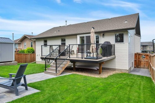 8 Pritchard Close, Sylvan Lake, AB - Outdoor With Deck Patio Veranda