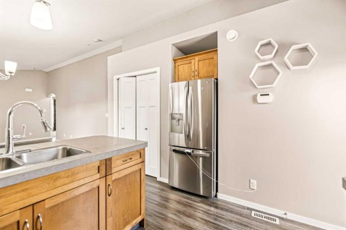 50 Trimble Close, Red Deer, AB - Indoor Photo Showing Kitchen With Double Sink