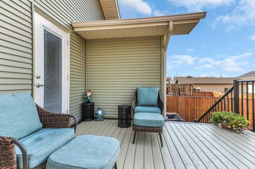 212 Cedar Square, Blackfalds, AB - Outdoor With Deck Patio Veranda With Exterior