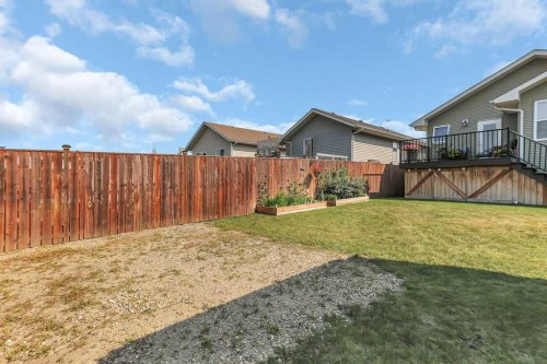 212 Cedar Square, Blackfalds, AB - Outdoor With Deck Patio Veranda