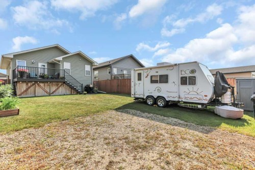 212 Cedar Square, Blackfalds, AB - Outdoor With Deck Patio Veranda