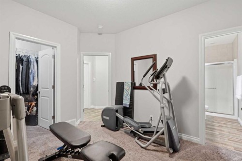 2 Traynor Close, Red Deer, AB - Indoor Photo Showing Gym Room