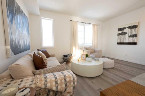 212-75 Cornerstone Row Ne, Calgary, AB - Indoor Photo Showing Living Room
